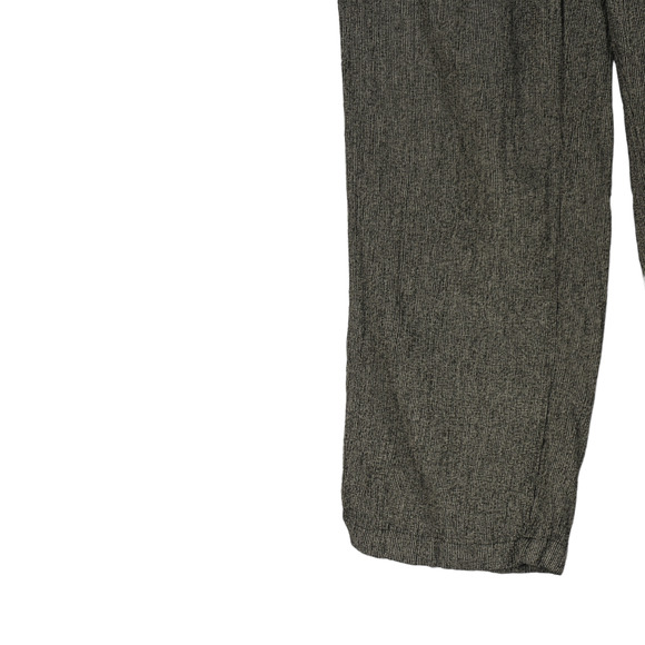 Coldwater Creek Pants Womens Petite Large PL Pull On Pockets Black White Cropped - Picture 6 of 10